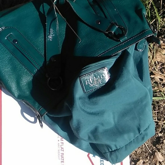 Relic By Fossil Handbag Purse Tote TEAL Green - Picture 6 of 8